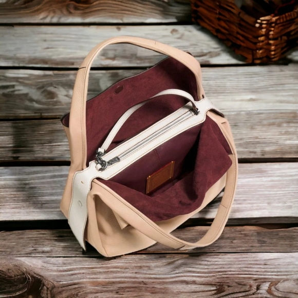 Brand New Nwt Coach Bandit Hobo 39 Bag Beechwood Black Copper F86760 - Picture 2 of 5